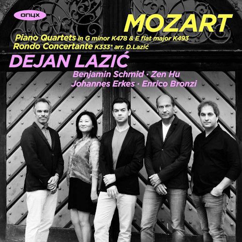 Dejan Lazic - Mozart piano quartets in g minor k478 & e flat major (CD) - Velvet Music