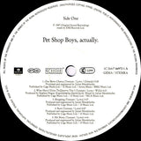 Pet Shop Boys - Actually (tweedehands LP) - Velvet Music