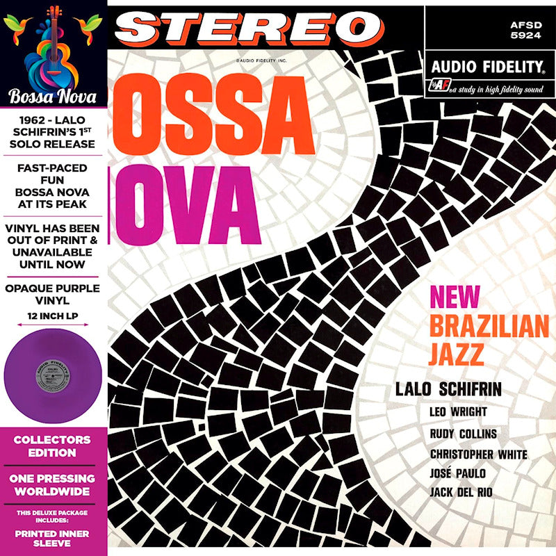 Lalo Schifrin And Orchestra - Bossa nova (new brazilian jazz) (LP) - Velvet Music