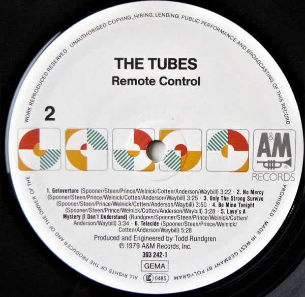 Tubes, The - Remote Control (secondhand LP)