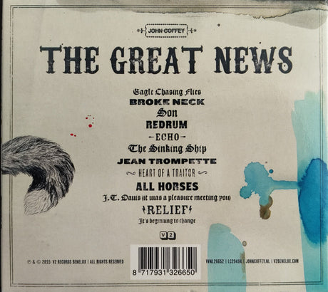 John Coffey - The Great News (tweedehands CD) - Velvet Music