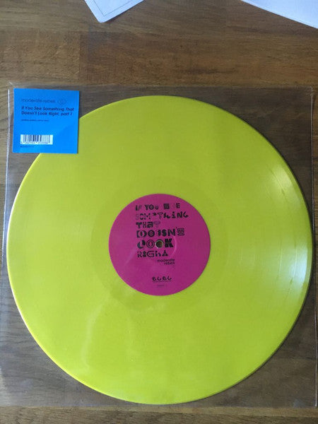 Moderate Rebels - If You See Something That Doesn’t Look Right, Part 1 (LP) - Velvet Music