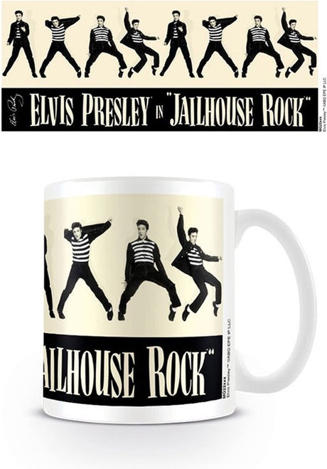 MG23157 - ELVIS =boxed Mug= JAILHOUSE ROCK (Merchandise) - Velvet Music