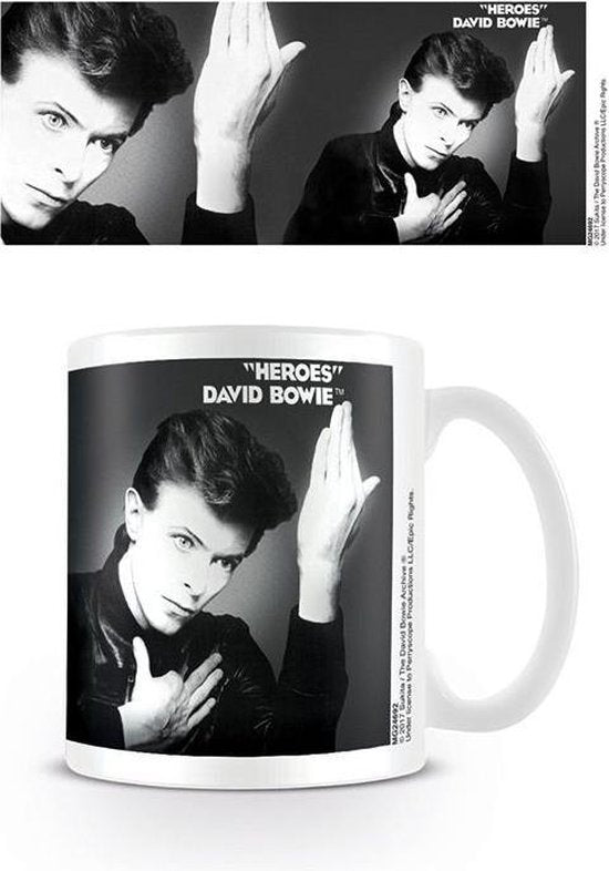MG24692 - BOWIE =boxed Mug= - HEROES (Merchandise) - Velvet Music