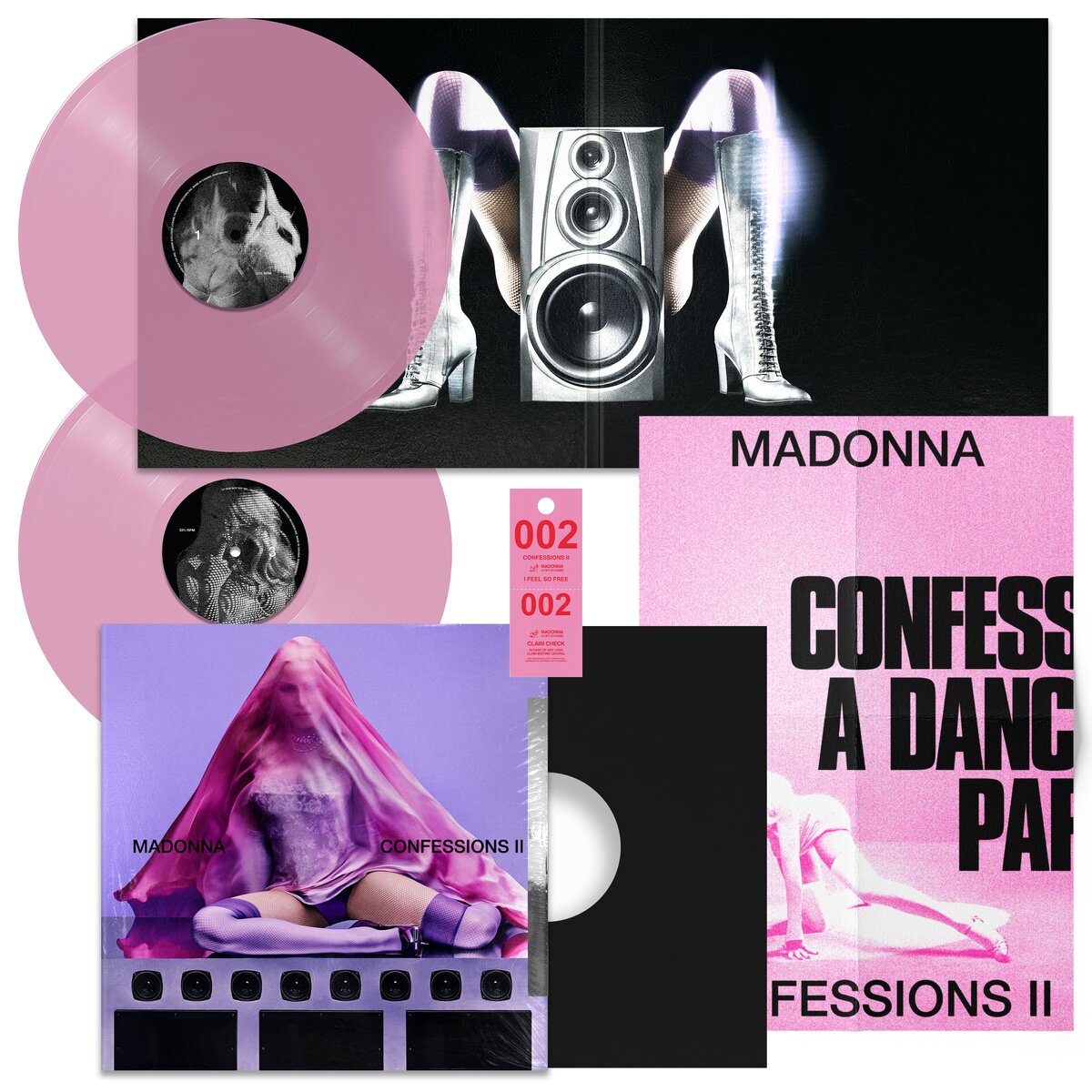 Madonna - Confessions ii (Pink Coloured Vinyl LP)