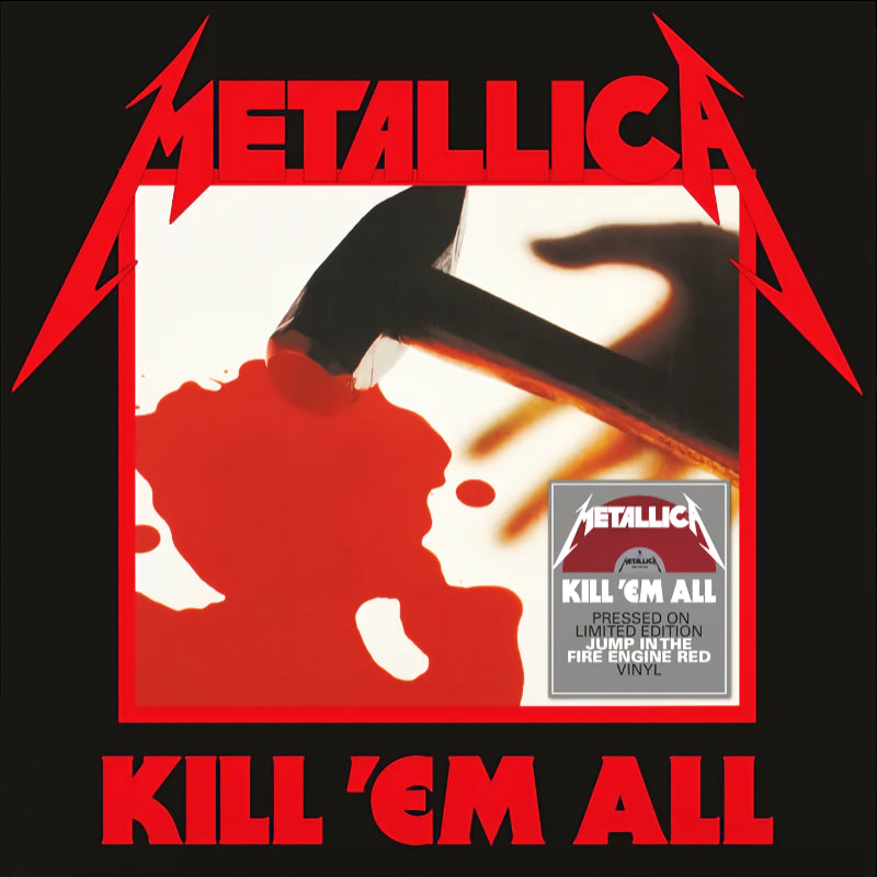 Metallica - Kill 'em all -jump in the fire enige red vinyl- (LP) - Velvet Music