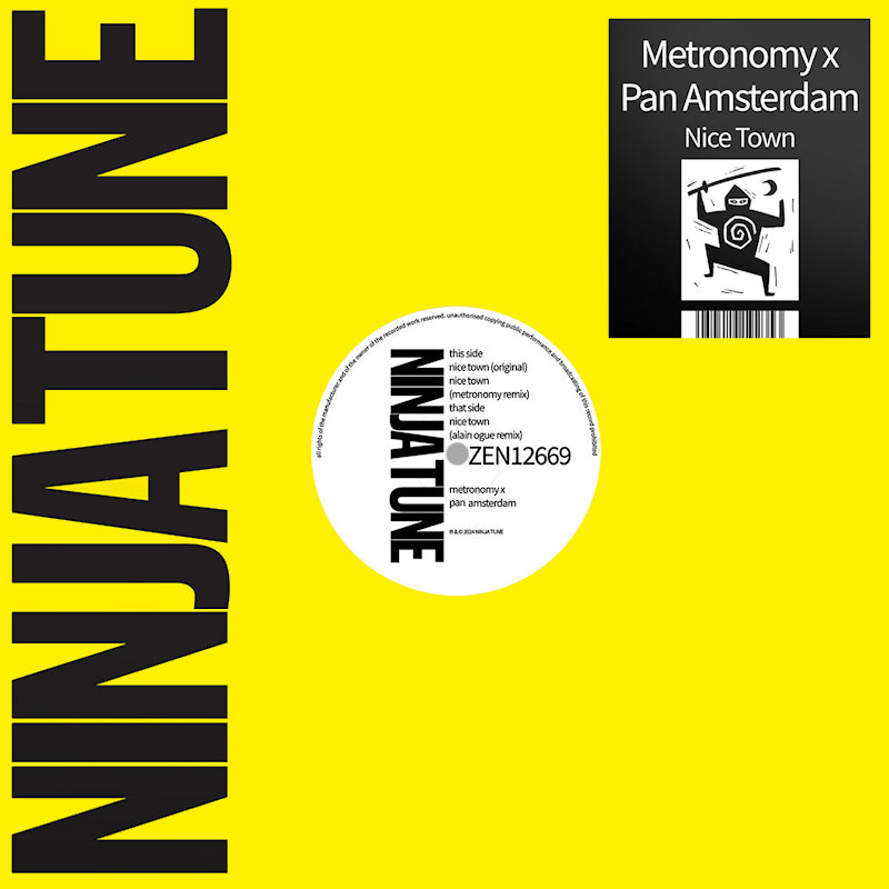 Metronomy x Pan Amsterdam - Nice town (12-inch maxi single)