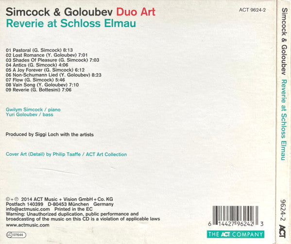 Gwilym Simcock & Yuri Goloubev - Reverie At Schloss Elmau (CD)