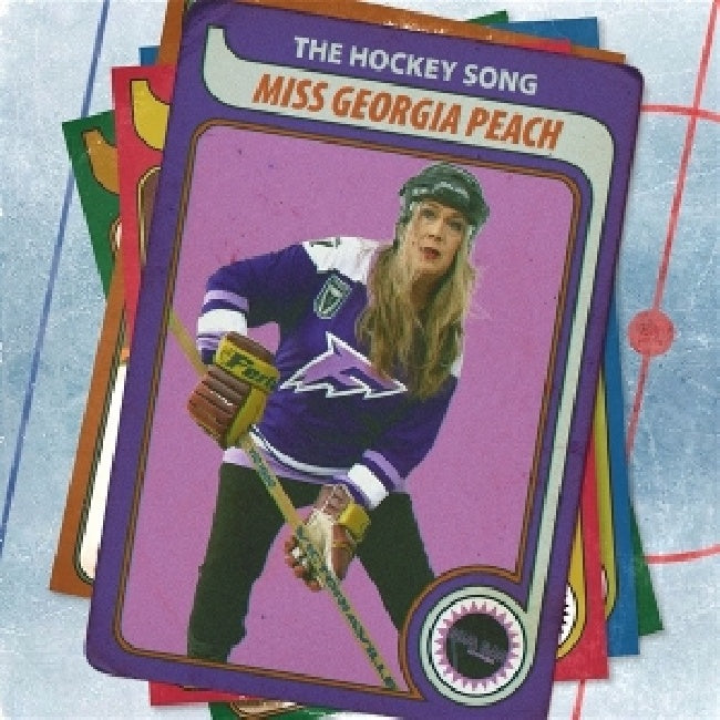 Miss Georgia Peach - The hockey song (random frost purple/ice blue) (7-inch single)