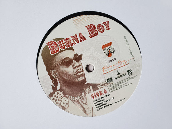 Burna Boy - African giant (LP) - Velvet Music