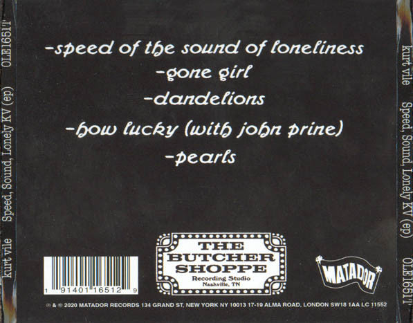 Kurt Vile - Speed, Sound, Lonely KV (ep) (CD)