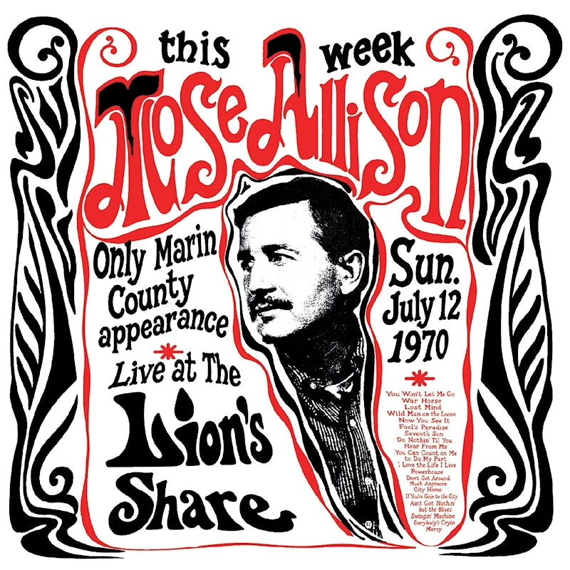 Mose Allison - Live at the lion's share july 12, 1970 (LP)