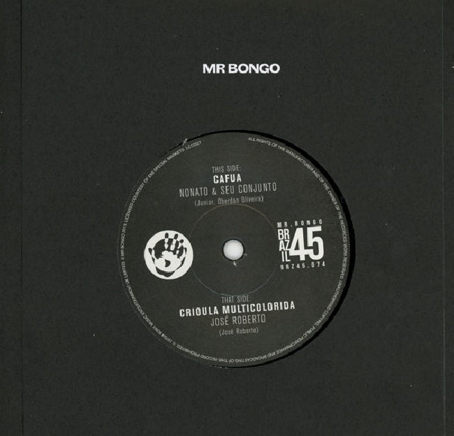 Nonato & Seu Conjunto - Cafua/crioula multicolorida (12-inch maxi-single) - Velvet Music