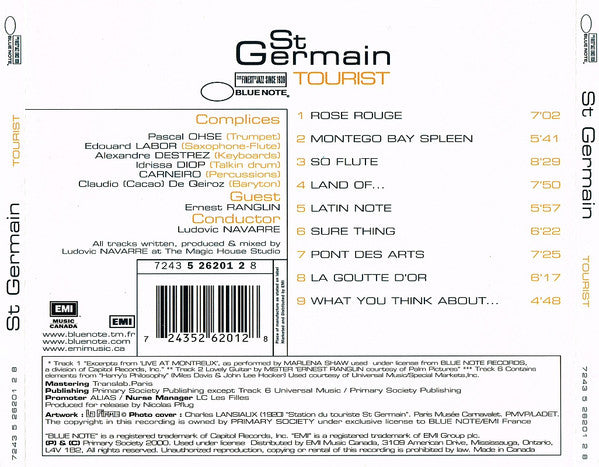St Germain - Tourist (tweedehands CD) - Velvet Music
