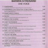 Barbra Streisand - One Voice (tweedehands CD) - Velvet Music