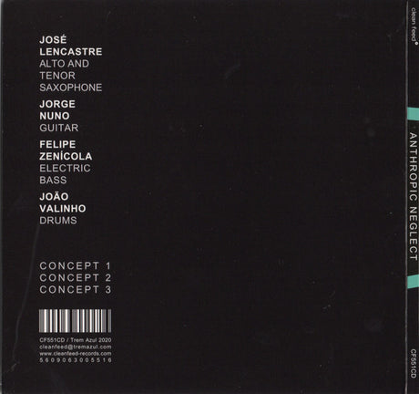 José Lencastre, Jorge Nuno, Felipe Zenicola, João Valinho - Anthropic Neglect (CD d'occasion)