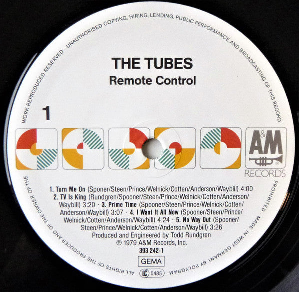 Tubes, The - Remote Control (secondhand LP)
