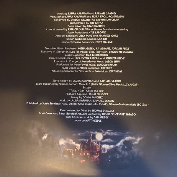 Laura Karpman & Raphael Saadiq - Lovecraft country (LP) - Velvet Music