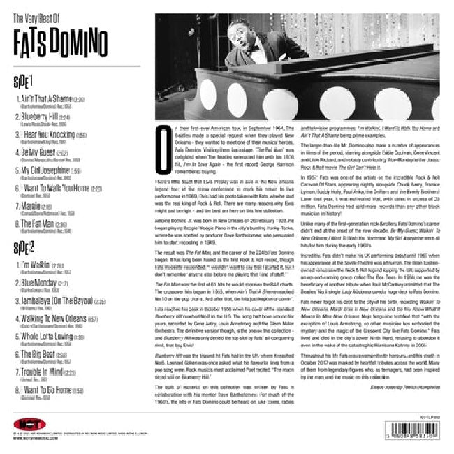 Fats Domino - Very best of (LP) - Velvet Music
