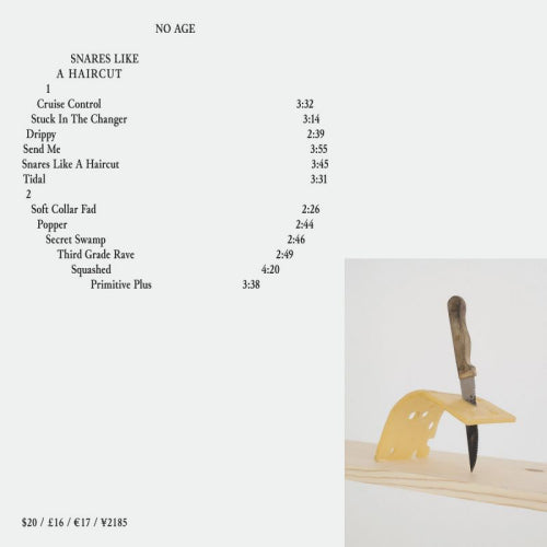 No Age - Snares like a haircut (CD) - Velvet Music