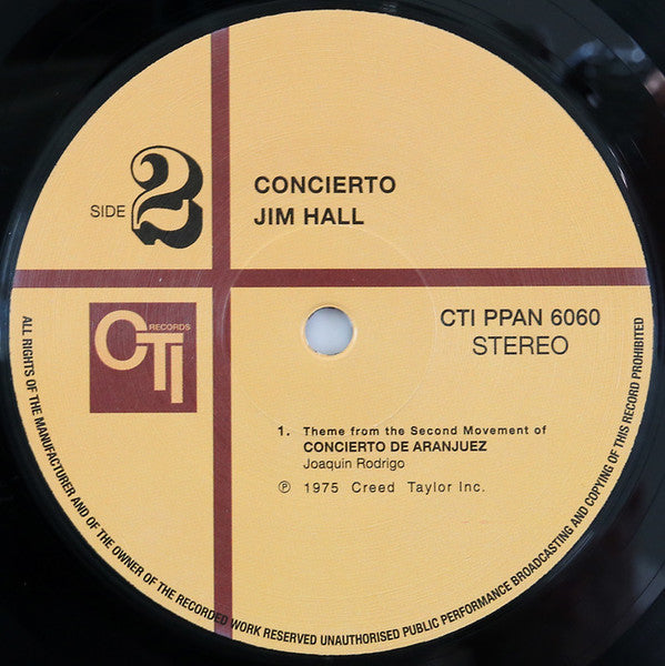 Jim Hall - Concierto (LP) - Velvet Music