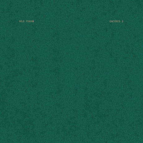 Nils Frahm - Encores 2 (12-inch maxi-single) - Velvet Music