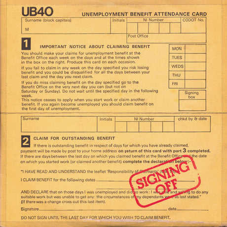 UB40 - Signing Off (tweedehands LP) - Velvet Music