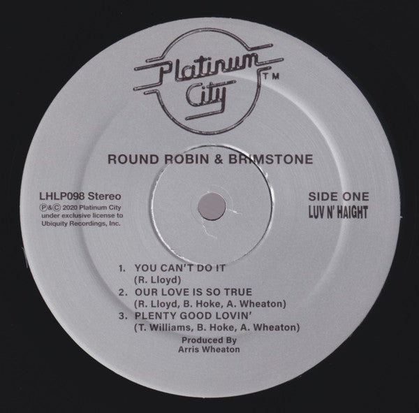 Round Robin And Brimstone - Round Robin And Brimstone (LP) - Velvet Music