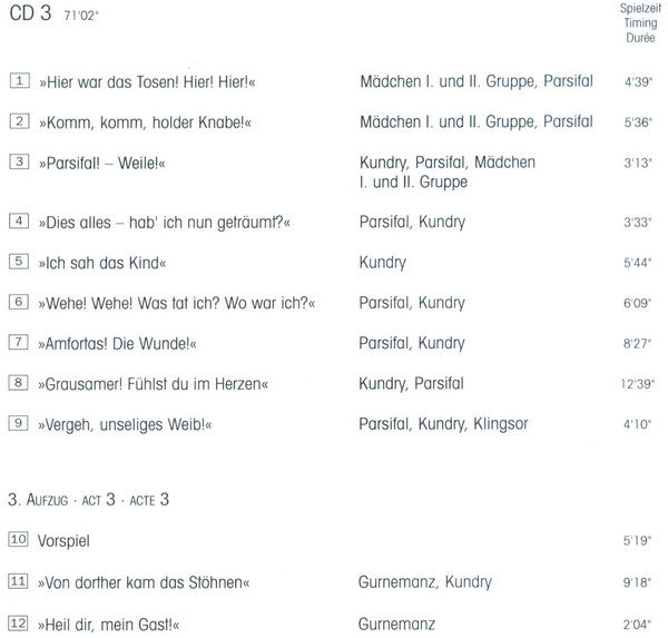 Richard Wagner - Wolfgang Windgassen, Martha Mödl, Ludwig Weber, George London (2), Hermann Uhde, Arnold van Mill, Hans Knappertsbusch - Parsifal - Bayreuth 1951 (tweedehands CD) - Velvet Music