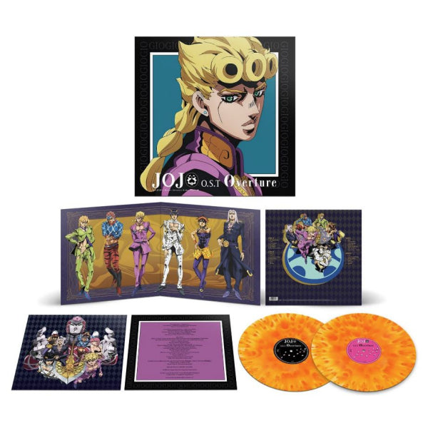 OST (Original SoundTrack) - Jojo O.S.T. Overture: Jojo's Bizarre Adventure Golden Wind (LP) - Velvet Music