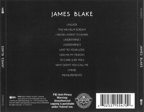 James Blake - James Blake (tweedehands CD) - Velvet Music