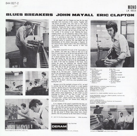 John Mayall With Eric Clapton - Blues Breakers (CD)