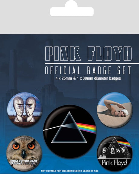 PINK FLOYD - BADGES (Merchandise) - Velvet Music