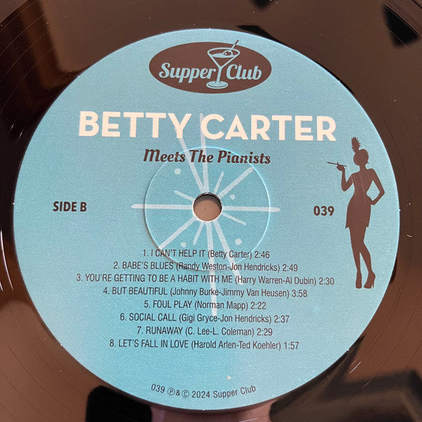 Betty Carter - Meets The Pianists (LP) - Velvet Music