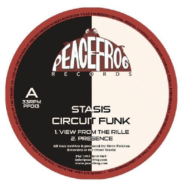 Stasis - Circuit funk (12-inch maxi-single) - Velvet Music