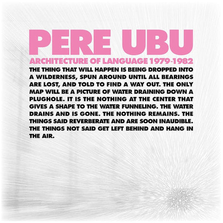 Pere Ubu - Architecture of language 1979-1982 (CD) - Velvet Music