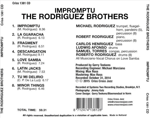 Rodriguez Brothers, The - Impromptu (CD d'occasion)