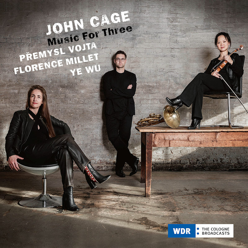 Premysl Vojta / Florence Millet / Ye Wu - John Cage Music For Three (CD)