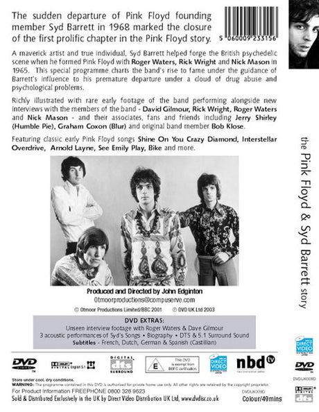 Pink Floyd & Syd Barrett / Various - The Pink Floyd & Syd Barrett Story (DVD d'occasion)