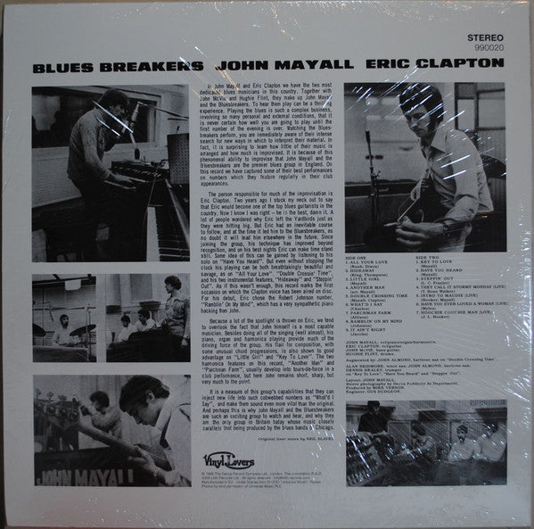 John Mayall With Eric Clapton - Blues Breakers (LP)
