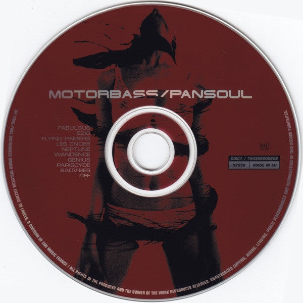 Motorbass - Pansoul (tweedehands CD) - Velvet Music