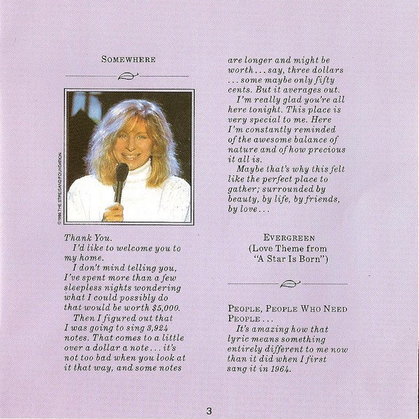 Barbra Streisand - One Voice (tweedehands CD) - Velvet Music