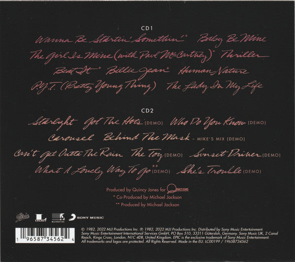 Michael Jackson - Thriller 40 (CD) - Velvet Music