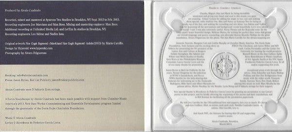 Alexis Cuadrado - A Lorca Soundscape (tweedehands CD) - Velvet Music