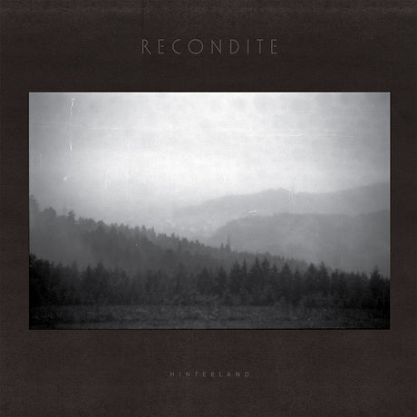 Recondite - Hinterland -smokey black vinyl- (LP) - Velvet Music