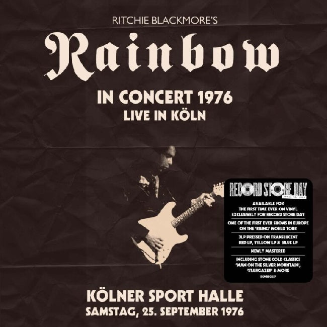Ritchie Blackmore?s Rainbow - Live from K?ln 1976 (LP) - Velvet Music