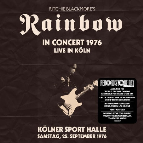 Ritchie Blackmore?s Rainbow - Live from K?ln 1976 (LP) - Velvet Music
