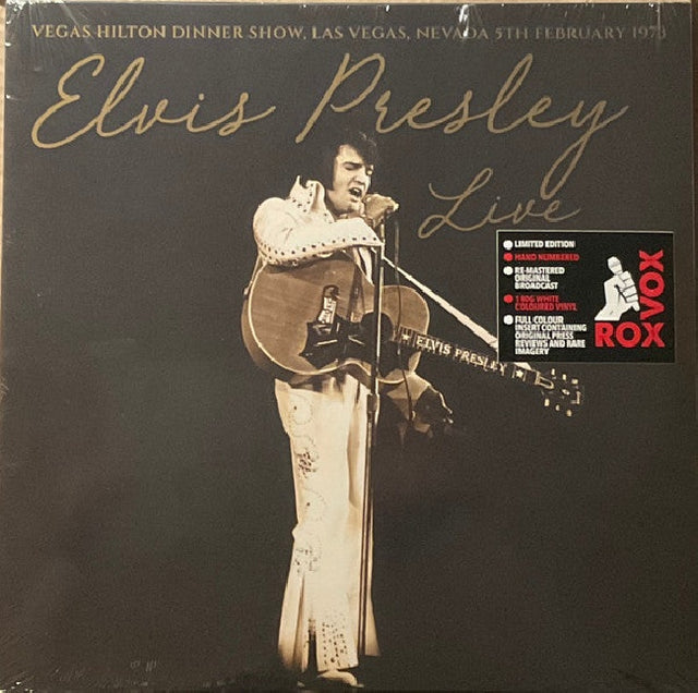 Elvis Presley - Elvis presley live (vegas hilton dinner show, las vegas, nevada 5th february 1973) (LP) - Velvet Music