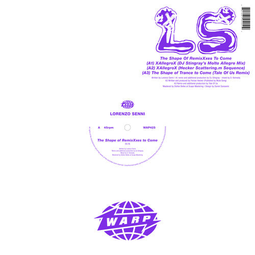 Lorenzo Senni - Shape of remixxxes (LP) - Velvet Music
