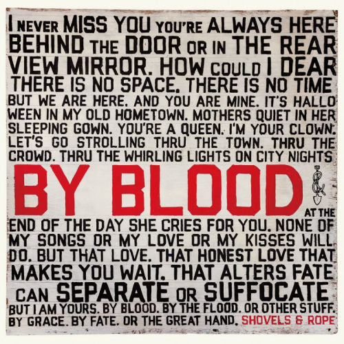Shovels & Rope - By blood (LP) - Velvet Music